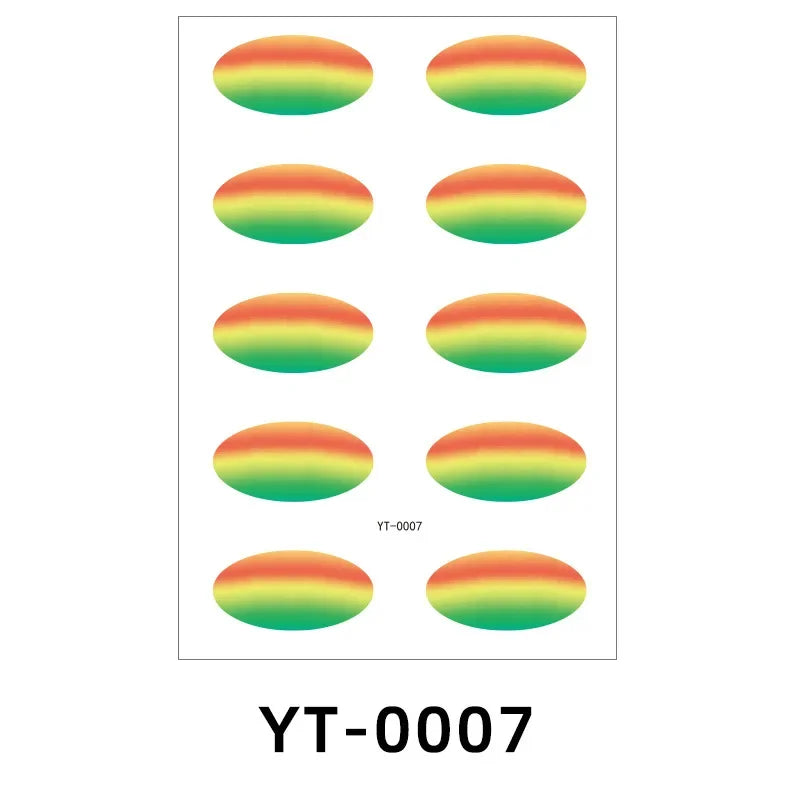 Disposable Temporary Eyeshadow Tattoo Stickers Waterproof DIY Flash Eyeshadow Eyeliner Face Sticker Stage Party Makeup Tool