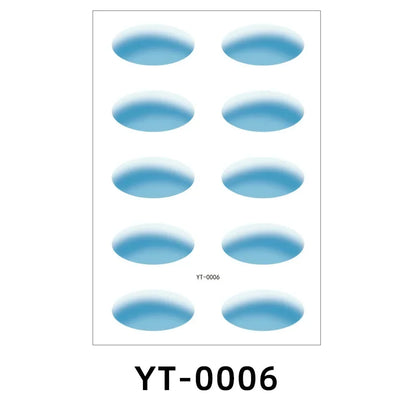 Disposable Temporary Eyeshadow Tattoo Stickers Waterproof DIY Flash Eyeshadow Eyeliner Face Sticker Stage Party Makeup Tool