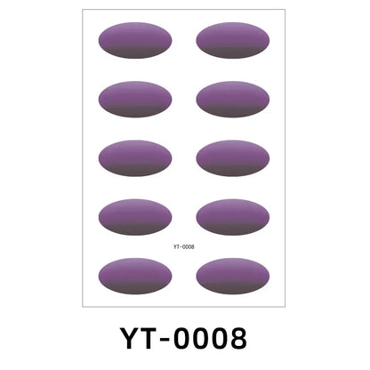 Disposable Temporary Eyeshadow Tattoo Stickers Waterproof DIY Flash Eyeshadow Eyeliner Face Sticker Stage Party Makeup Tool