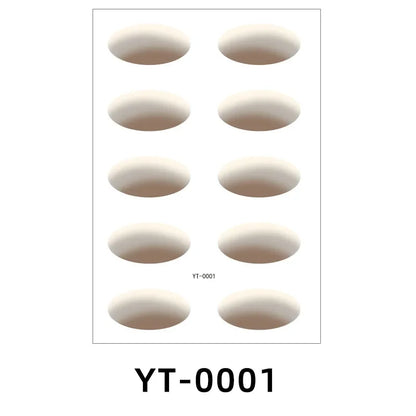 Disposable Temporary Eyeshadow Tattoo Stickers Waterproof DIY Flash Eyeshadow Eyeliner Face Sticker Stage Party Makeup Tool