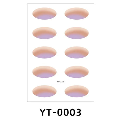 Disposable Temporary Eyeshadow Tattoo Stickers Waterproof DIY Flash Eyeshadow Eyeliner Face Sticker Stage Party Makeup Tool