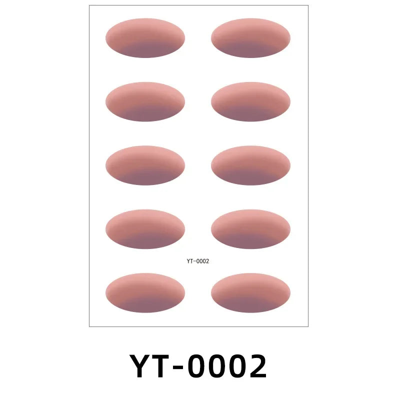 Disposable Temporary Eyeshadow Tattoo Stickers Waterproof DIY Flash Eyeshadow Eyeliner Face Sticker Stage Party Makeup Tool